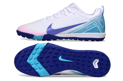 Nike Air Zoom Mercurial Vapor 16 Pro TF Artificial Turf Soccer Shoes - White/Purple/Jade