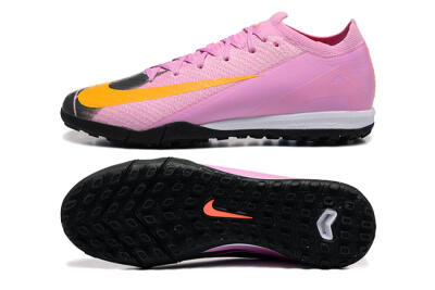 Nike Air Zoom Mercurial Vapor 16 Elite TF Artificial Turf Soccer Shoes - Pink/Yellow/Black