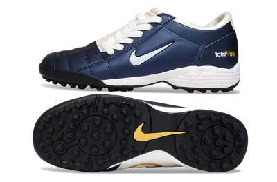 Nike Total 90 III TF Artificial Turf Soccer Shoes - Blue/White/Black