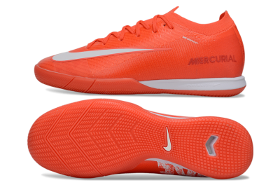 Nike Air Zoom Mercurial Vapor 16 Elite IC Indoor & Futsal Soccer Shoes - Red/White