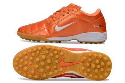 Nike Total 90 III TF Artificial Turf Soccer Shoes - Orange/White/Brown