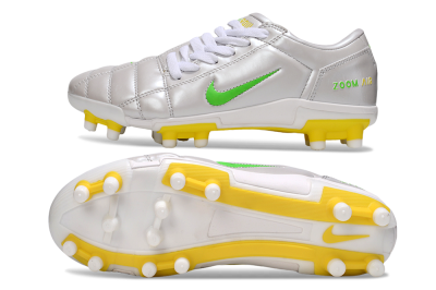 Nike Air Zoom Total 90 III FG Firm Ground Soccer Cleats - White/Yellow