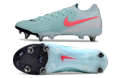 Nike Phantom GX 2 Elite SG Soft Ground Soccer Cleats - Jade/Pink/Blue