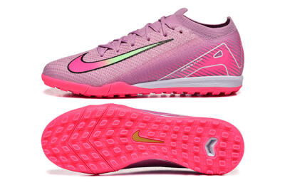 Nike Air Zoom Mercurial Vapor 16 Elite TF Artificial Turf Soccer Shoes - Pink/Yellow/White