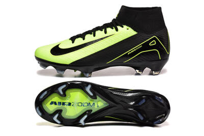 Nike Air Zoom Mercurial Superfly 10 Elite FG Firm Ground Soccer Cleats - Black/Yellow