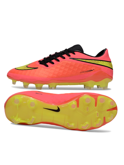 Nike Hypervenom Phantom FG Firm Ground Soccer Cleats - Red/Yellow/Black