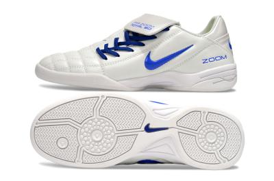 Nike Air Zoom Total 90 III IC Indoor & Futsal Soccer Shoes - White/Blue