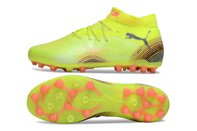 Puma Future 8 Ultimate MG Multi Ground Soccer Cleats - Yellow/Black/Red