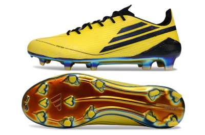 Adidas F50 Elite FG Firm Ground Soccer Cleats - Yellow/Black/Gold