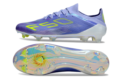 Adidas F50 Elite FG Firm Ground Soccer Cleats - Purple/Yellow/White