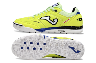 Joma Top Flex IC Indoor & Futsal Soccer Shoes - Yellow/Blue/White