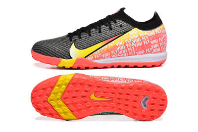 Nike Air Zoom Mercurial Vapor 16 Elite TF Artificial Turf Soccer Shoes - Black/Yellow/Red