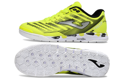 Joma Top Flex IC Indoor & Futsal Soccer Shoes - Yellow/Silver/Black