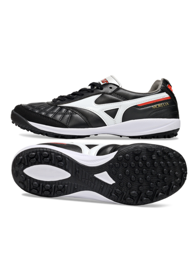 Mizuno Morelia Neo 4 TF Artificial Turf Soccer Shoes - Black/White/Red