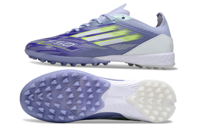 Adidas F50 Pro TF Artificial Turf Soccer Shoes - Blue/Yellow/White