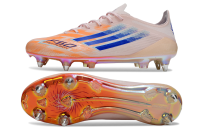 Adidas F50 Elite SG Soft Ground Soccer Cleats - Pink/Orange/Blue