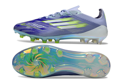 Adidas F50 Elite FG Firm Ground Soccer Cleats - Blue/Yellow/Silver