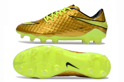 Nike Hypervenom Phantom Rgn SE FG Firm Ground Soccer Cleats - Gold/Black/Yellow