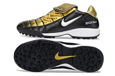 Nike Air Zoom Total 90 III TF Artificial Turf Soccer Shoes - Black/Gold/White