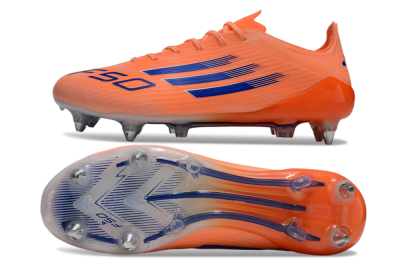 Adidas F50 Elite SG Soft Ground Soccer Cleats - Red/Blue/White