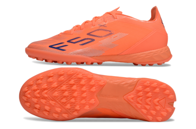 Adidas F50 Pro TF Artificial Turf Soccer Shoes - Red/Blue/Silver