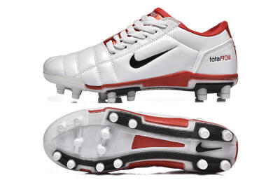 Nike Total 90 III FG Firm Ground Soccer Cleats - Silver/Black/Red