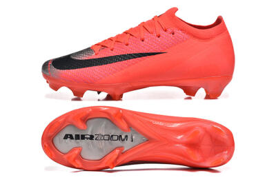 Nike Air Zoom Mercurial Vapor 16 Elite FG Firm Ground Soccer Cleats - Red/Silver/Black