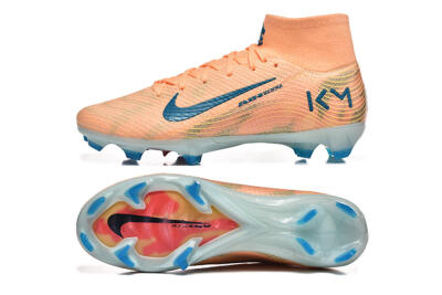 Nike Air Zoom Mercurial Superfly 10 Elite FG Firm Ground Soccer Cleats - Pink/Blue/Yellow