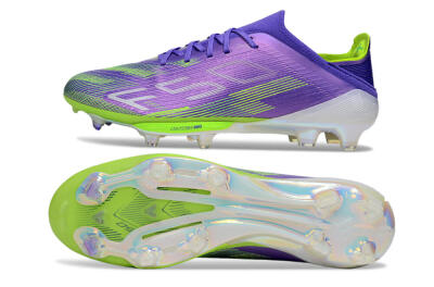 Adidas F50+ Lightstrike Pro FG Firm Ground Soccer Cleats - Purple/Yellow/White