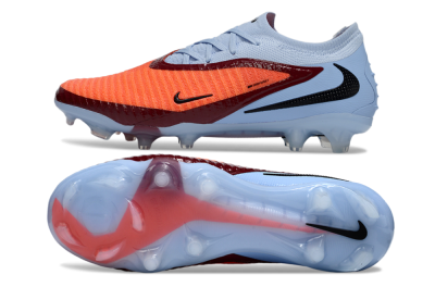 Nike Phantom 6 Elite Low FG Firm Ground Soccer Cleats - Red/Jade/Black