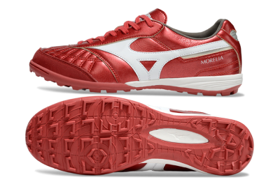 Mizuno Morelia Neo 4 TF Artificial Turf Soccer Shoes - Red/White