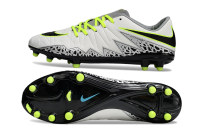 Nike Hypervenom Phantom II RGN FG Firm Ground Soccer Cleats - White/Grey/Black/Yellow