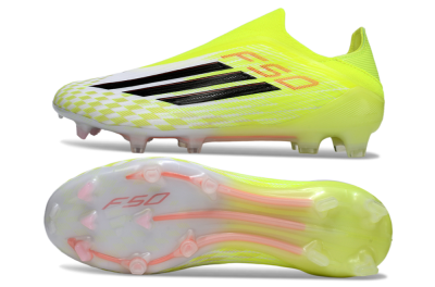 Adidas F50 Elite FG Firm Ground Soccer Cleats - Yellow/White/Black