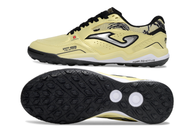 Joma Top Flex TF Artificial Turf Soccer Shoes - Yellow/Silver/Black