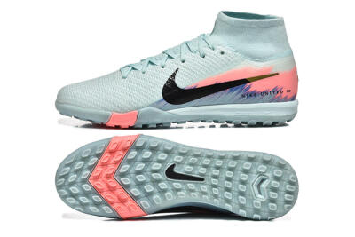 Nike Air Zoom Mercurial Superfly 10 Elite TF Artificial Turf Soccer Shoes - Jade/Black/Gold