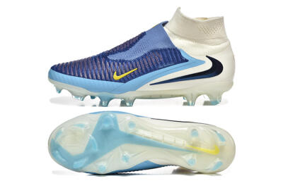 Nike Phantom 6 Elite FG Firm Ground Soccer Cleats - Blue/White/Black