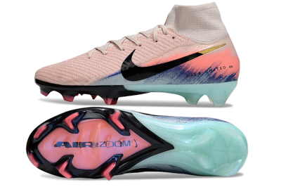 Nike Air Zoom Mercurial Superfly 10 Elite FG Firm Ground Soccer Cleats - Pink/Black/Gold