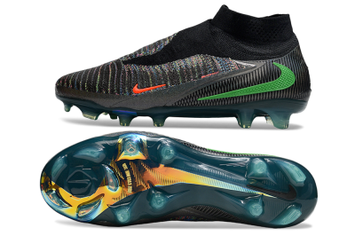 Nike Phantom 6 Elite FG Firm Ground Soccer Cleats - Black/Yellow/Red
