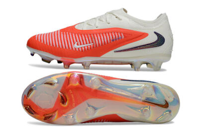 Nike Phantom 6 Elite Low FG Firm Ground Soccer Cleats - Red/White/Black