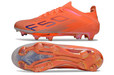 Adidas F50 Elite FG Firm Ground Soccer Cleats - Red/Blue/Silver