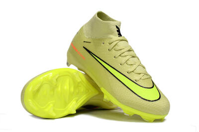 Nike Air Zoom Mercurial Superfly 10 Elite FG Firm Ground Soccer Cleats - Yellow/Black/Red