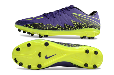 Nike Hypervenom Phantom II FG Firm Ground Soccer Cleats - Blue/Black/Yellow