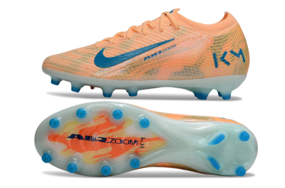 Nike Air Zoom Mercurial Vapor 16 Elite AG Artificial Grass Soccer Cleats - Pink/Blue/Yellow