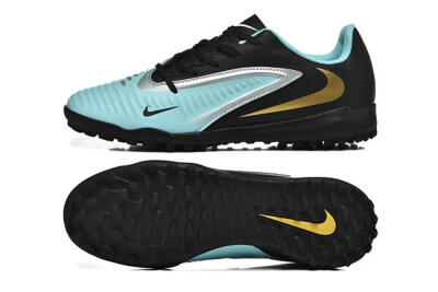 Nike Phantom 6 Elite TF Artificial Turf Soccer Shoes - Jade/Silver/Black
