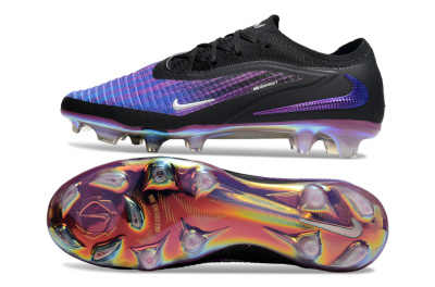 Nike Phantom 6 Elite FG Firm Ground Soccer Cleats - Blue/Black/Purple