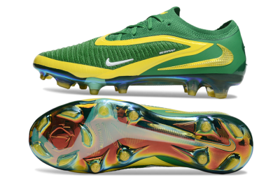 Nike Phantom 6 Elite FG Firm Ground Soccer Cleats - Green/Yellow/Black