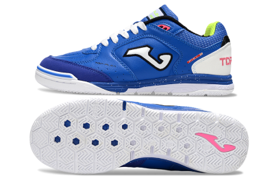 Joma Top Flex IC Indoor & Futsal Soccer Shoes - Blue/White/Pink
