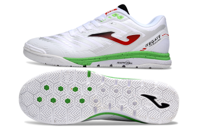 Joma Top Flex IC Indoor & Futsal Soccer Shoes - White/Red/Yellow