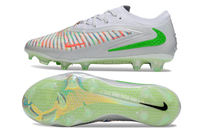 Nike Phantom 6 Elite FG Firm Ground Soccer Cleats - White/Red/Yellow