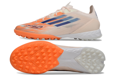 Adidas F50 Pro TF Artificial Turf Soccer Shoes - Pink/Orange/Blue